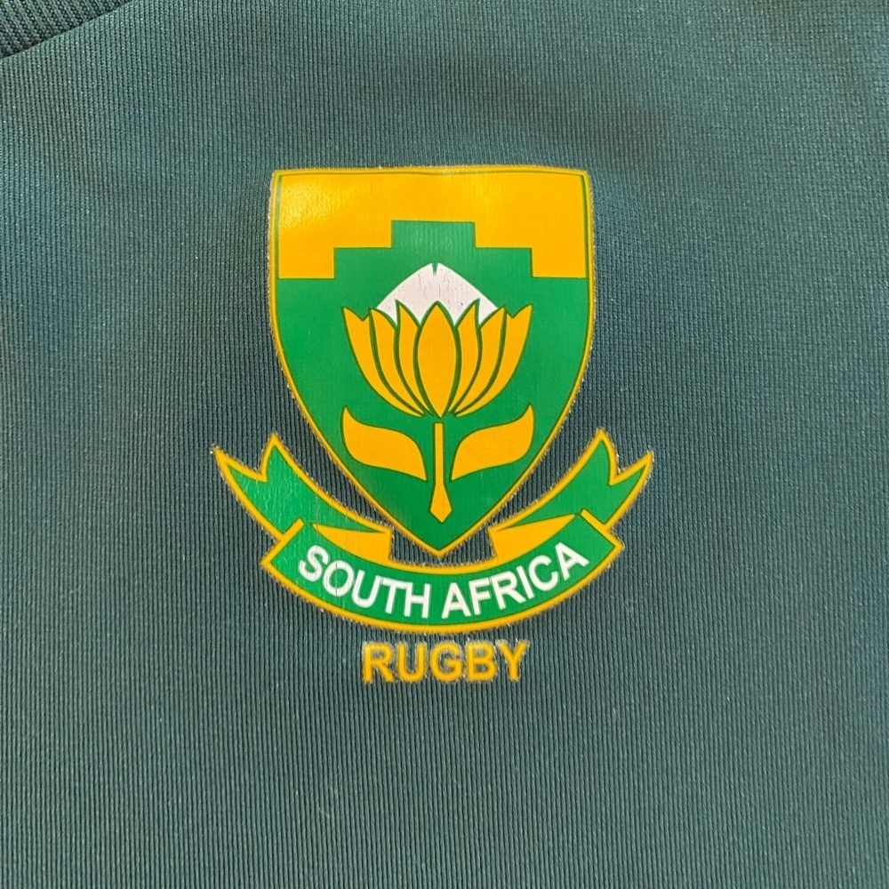 SOUTH AFRICA RUGBY WORLD CUP JERSEY ASICS SHIRT TRIKOT SPRINGBOKS Youth 11/12 - Picture 4 of 5